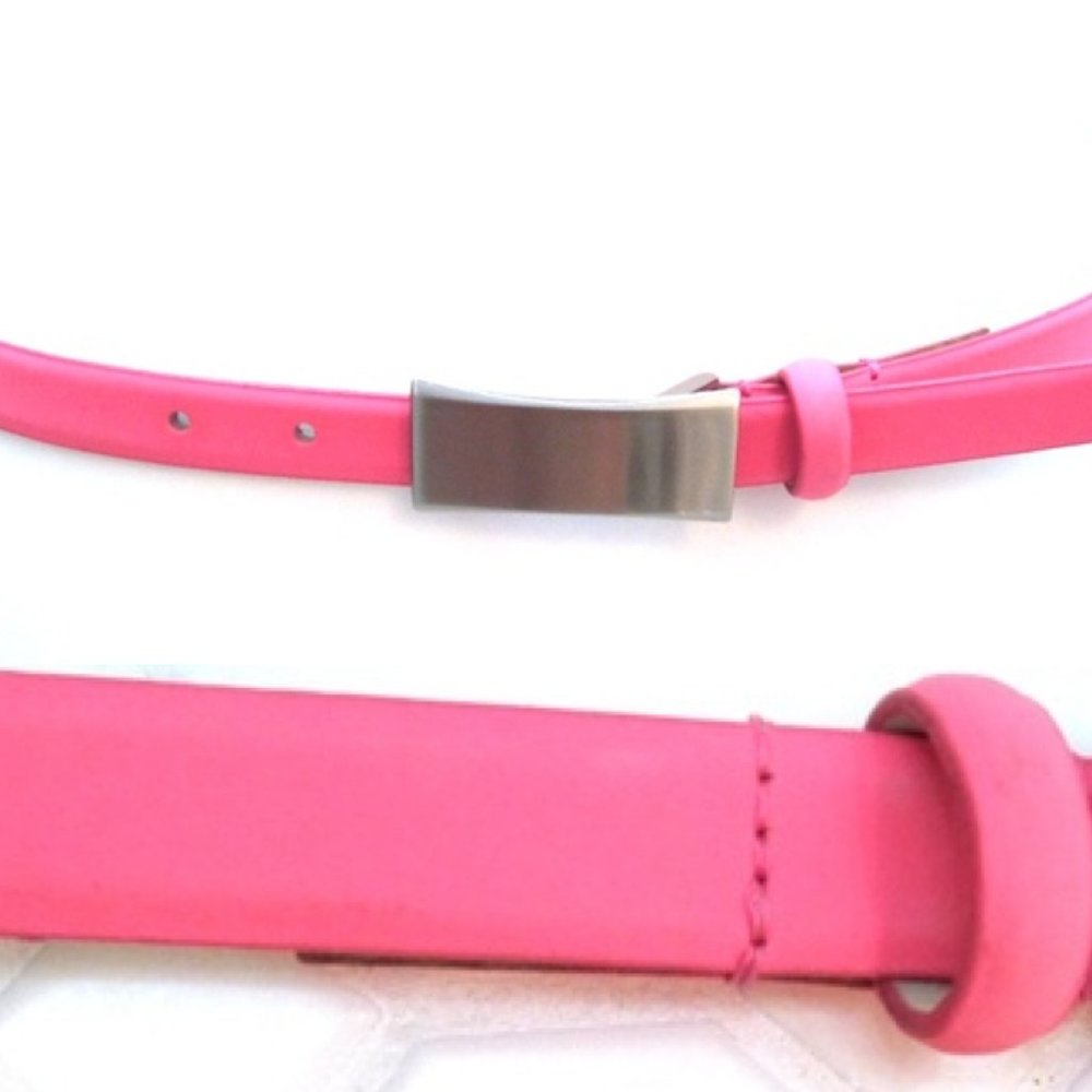 Pink Leather Belt Sz M